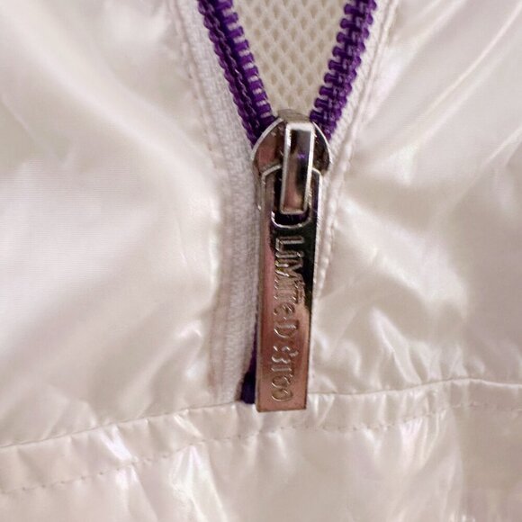 Limited Too Iridescent Wind Breaker Jacket Y2K Girls Rainbow - Picture 4 of 6